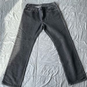 Old Navy Dark Gray Mens Jeans 36W 34L | Zipper Fly